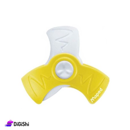 Maped Spin Protection Eraser - Yellow