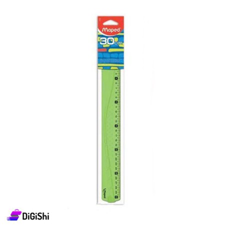 Maped Plastic Ruler - Green