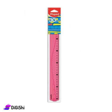 Maped Plastic Ruler - Pink