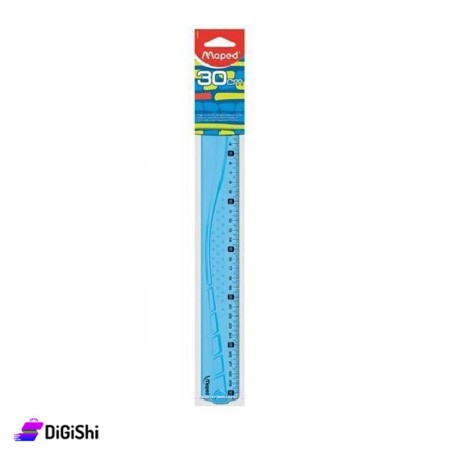 Maped Plastic Ruler - Blue