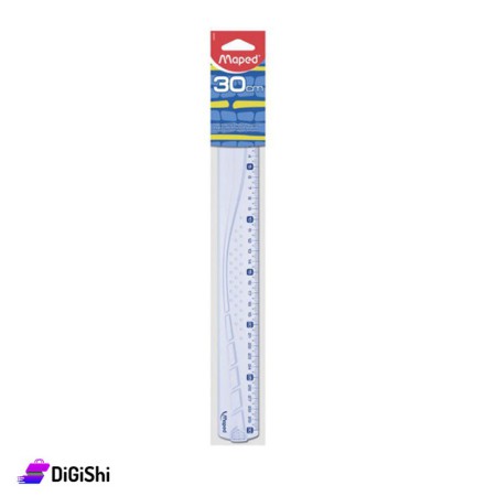 Maped Plastic Ruler - Transparent
