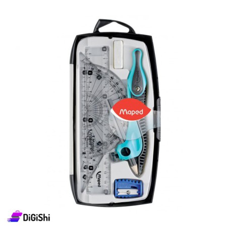 Maped Geometric Math Set - Light Blue