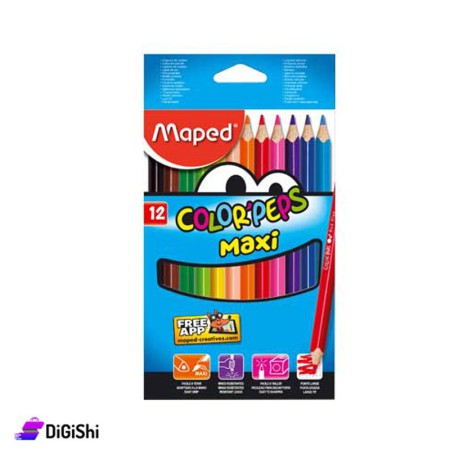 علبة ألوان خشبية ماكسي Maped