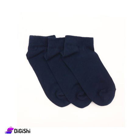 Al Samah Set Of Shin Girl's Socks - Dark Blue