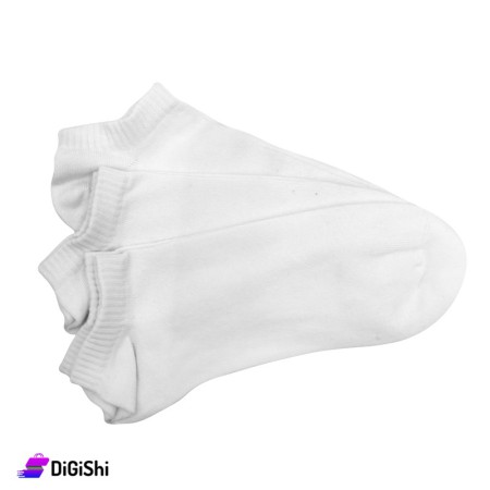 مجموعة جوارب قطنية قصيرة رجالية السماح - 3 أزواج