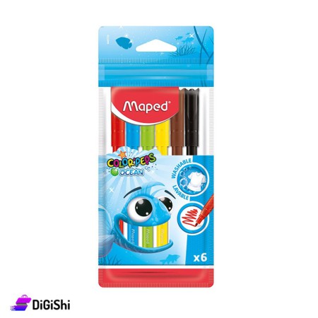 Maped Highlighter Colors Box 6 Colors
