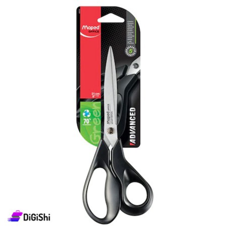 Maped Metal 21 Cm Scissors - Black