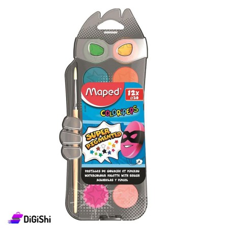 Maped Stone Watercolor Box 12 Colors