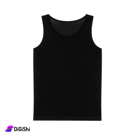 Al Samah Women's Wide Band Cotton Bretelles Body Top - Black