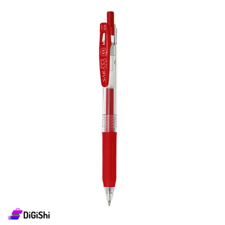 Zebra Red Fountain Pen - Sarasa Clip