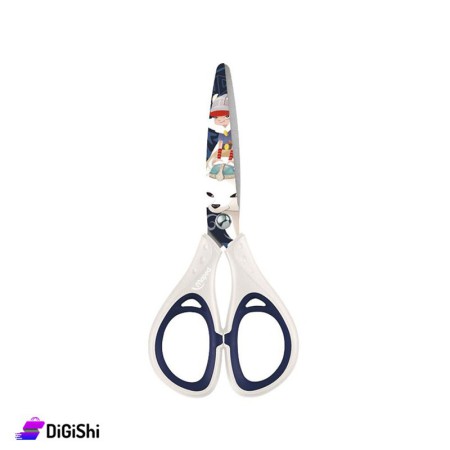 Maped Tatoo Metal 13 Cm Scissors - White