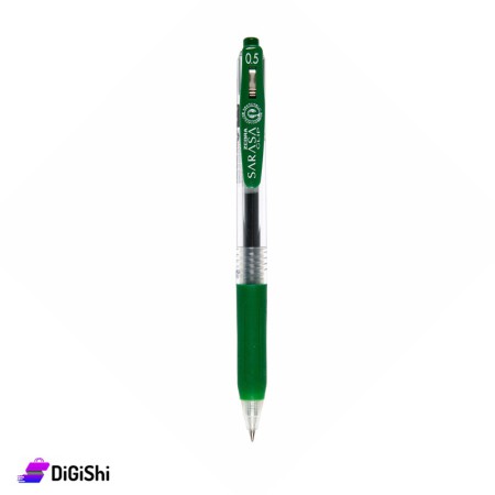 Zebra Green Fountain Pen - Sarasa Clip