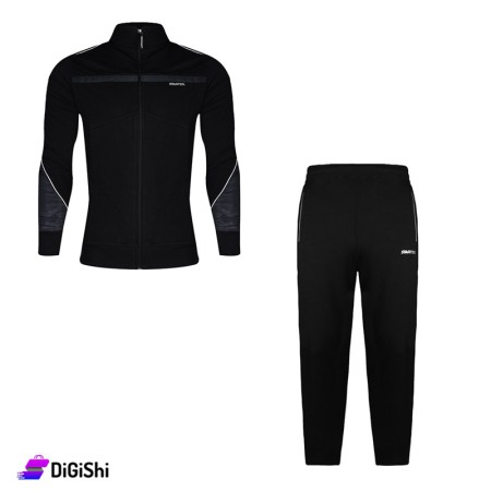 STARTER Men's Cotton & Polyester Pajamas - Black