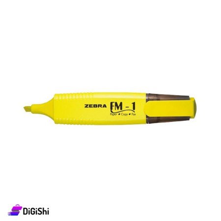 قلم تظليل أصفر Zebra FM-1