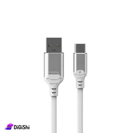 REMAX PD-B14 Cable Type-C With LED light White