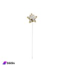 Star Shape Pin With Strass