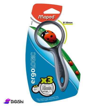 مكبر عدسة 3X Maped - أسود