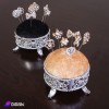 دبوس شكل فراشة مع ستراس