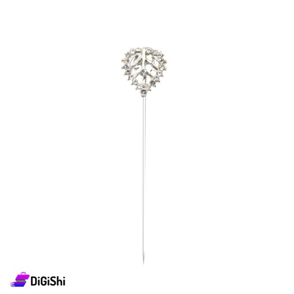 Tree Leaf Shape Pin With Strass Tree Leaf Shape Pin With Strass