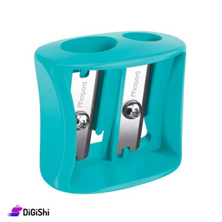 Maped  Vivo Plasitc Sharpener with 2 Holes - Blue