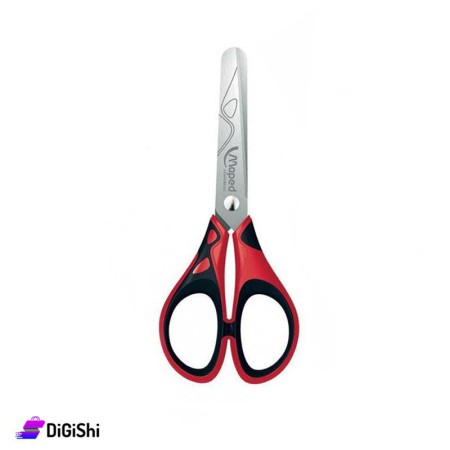 Maped Essentials Softs Metal 13 Cm Scissors - Red