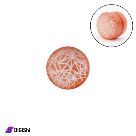 Magnetic Hijab Pins Model 1 - Orange