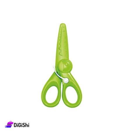 Maped Plastic Zigzac Children's Scissors - Green