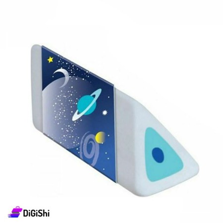 Maped Pyramid Space Eraser - Dark Blue