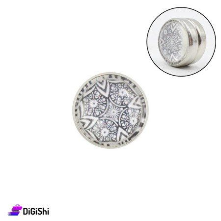 Magnetic Hijab Pins - Black & White