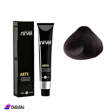 NIRVEL ArtX Hair Coloring Cream - Light Brown Ash Irised 5-12