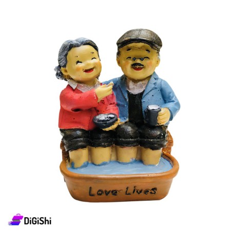 تمثال فخار جد وجدة