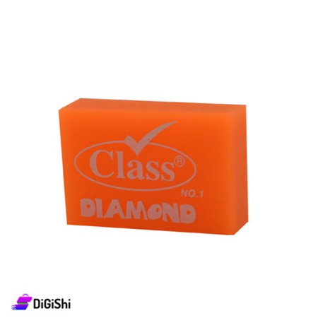 Class Transparent Gem Eraser - Orange