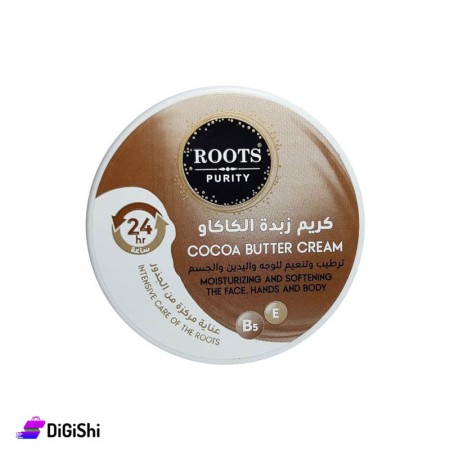 ROOTS PURITY Cocoa Butter Cream for Moisturizing and Smoothing