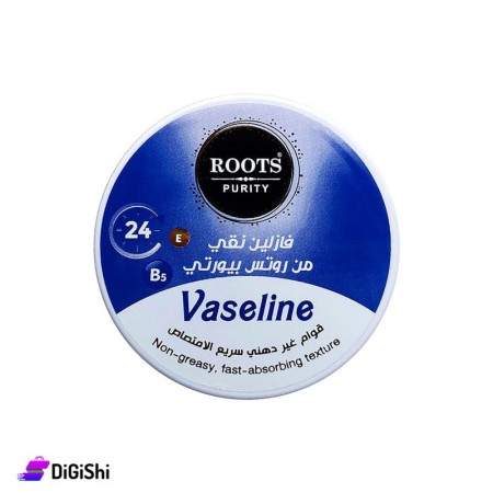 كريم ترطيب وتفتيح للوجه واليدين والجسم بخلاصة الفازلينROOTS PURITY