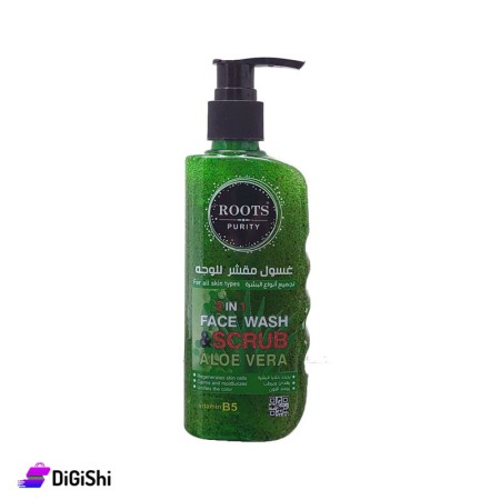 ROOTS PURITY Exfoliating Facial Wash with Aloe Vera