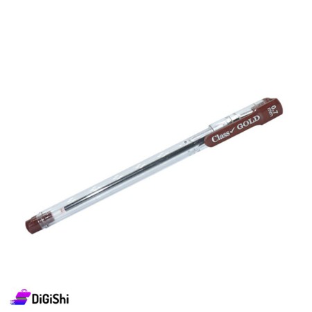 Class Gold Pen - Brown