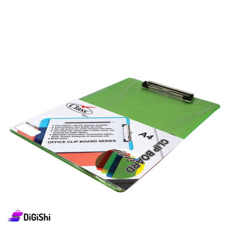 Class Clip Board with Metal Clip - Green