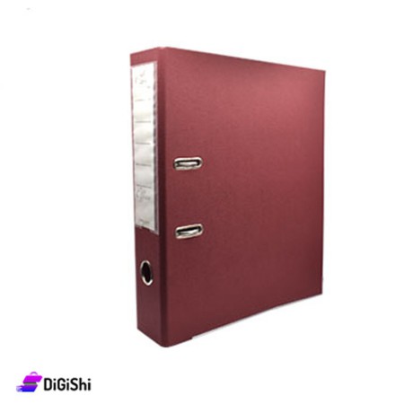 Class Clip File Folder 8 Cm - Dark Red