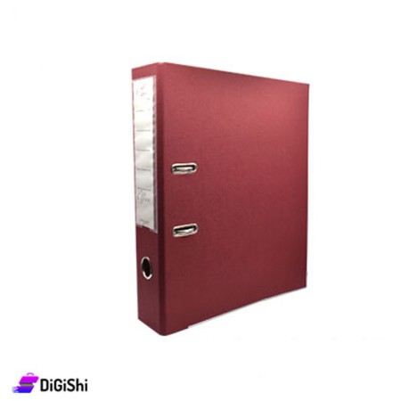 Class Clip File Folder 4 Cm - Dark Red