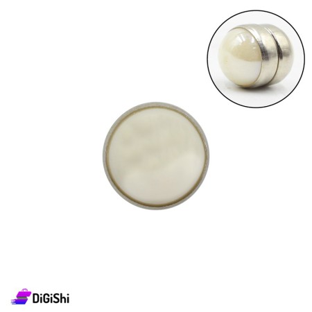 Magnetic Hijab Pins Model 1 - Off White