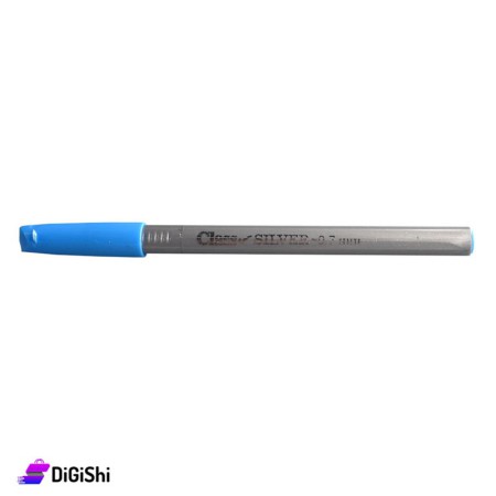 Class Silver Pen - Light Blue