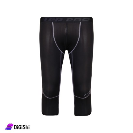 STARTER Men's Polyester Long Cyclist Pants - Black