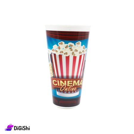SUPER STAR Popcorn Plastic Bowl - Blue