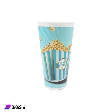 SUPER STAR Popcorn Plastic Bowl - Light Blue