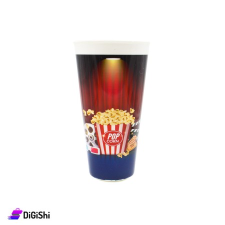 SUPER STAR Popcorn Plastic Bowl - True Red