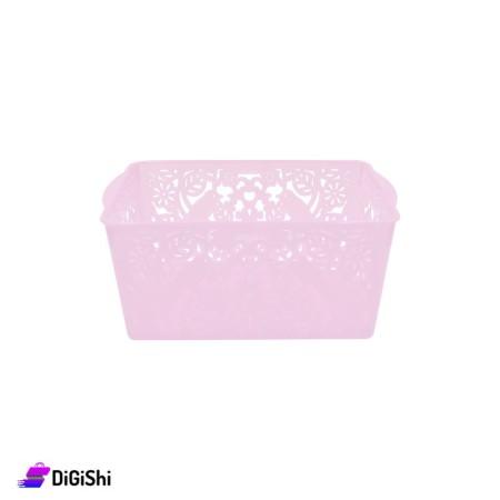 Shahd Plast Rectangular Mesh Plastic Bascket Size 3 - Violet