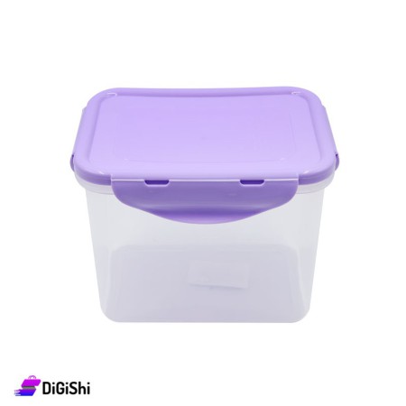 SUPER STAR Rectangle Plastic Bowl - Purple
