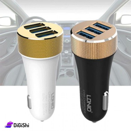 LDNIO DL-C50 3Ports USB Car Charger