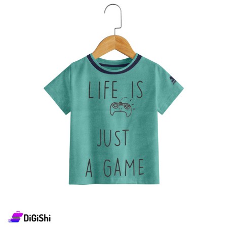 STARTER Children's Round Neck T-Shirt - Turquoise