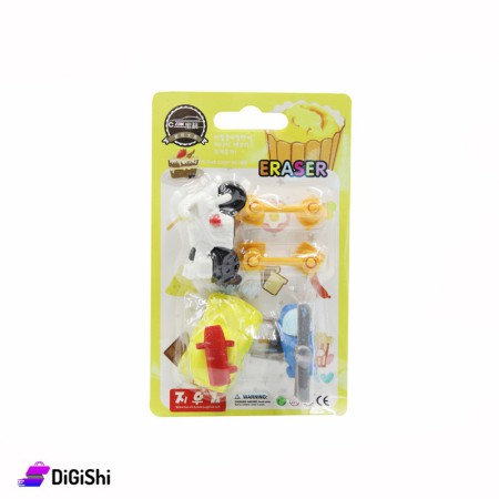 Transportation Erasers Set
